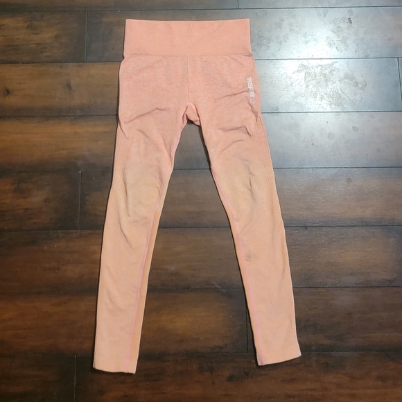 Gymshark Pants - Gymshark Dry Pink Ombre Leggings